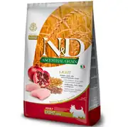 N&D Ancestral Grain Düşük Tahıllı Light Tavuklu ve Narlı 2.5 kg Küçük Irk Yetişkin Köpek Maması