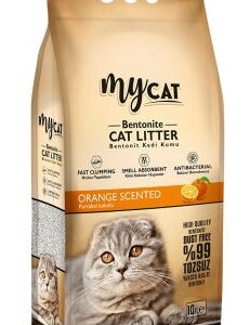 Mycat 10 Lt Bentoni̇t Kedi̇ Kumu İnce Taneli̇ Portaka Kokulu