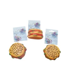 Cans Öten Hamburger Köpek Oyuncağı 7 Cm
